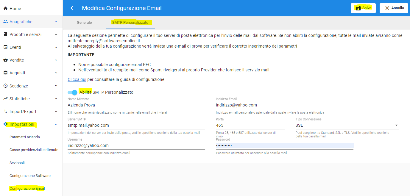 1968de14_Configurazione indirizzo yahoo