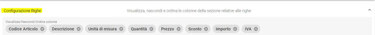 come nascondere dati stampa fatture